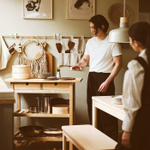 Набор декоративных тарелок IKEA GLADELIG (ГЛАДЕЛИГ), Серый, 12х7 см, 4 шт