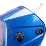 Маска сварщика GEFEST синяя (ф-р 9500V, пр-во FoxWeld) без коробки