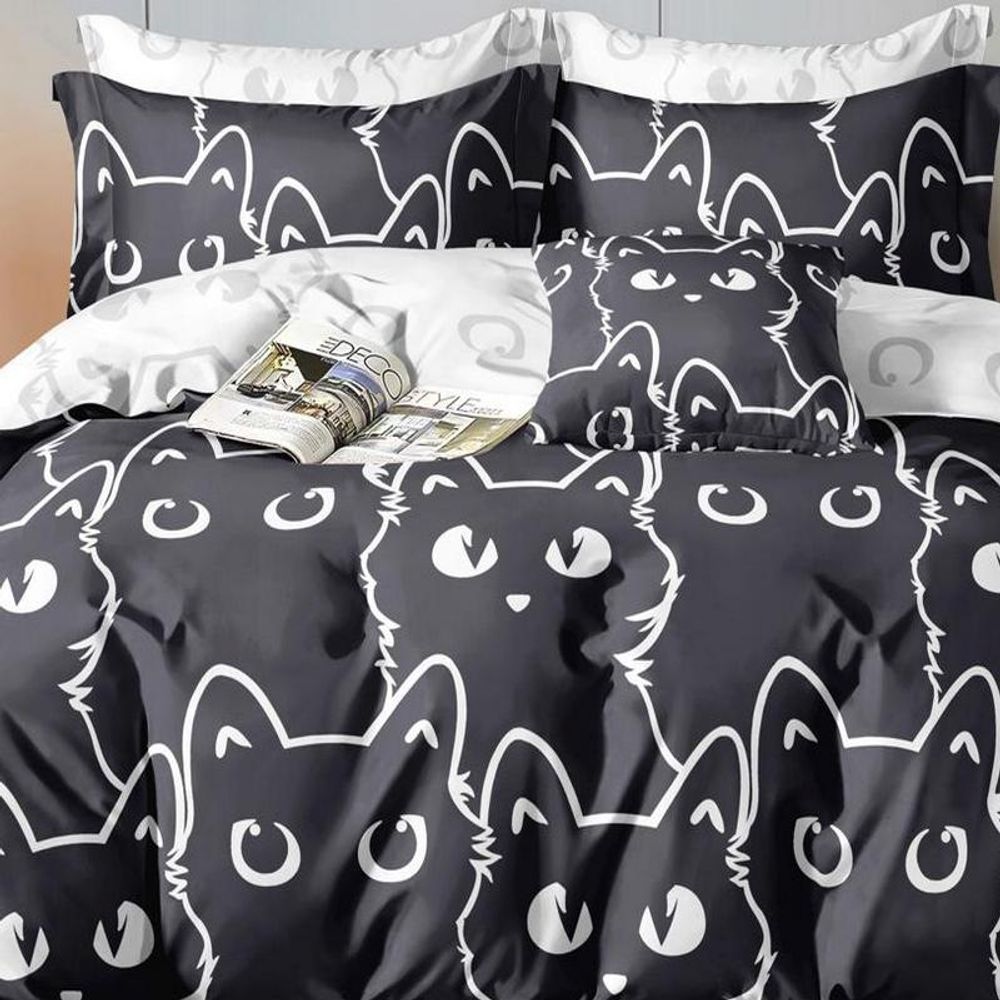 Комплект постельного белья "РУ. GALAXY" дизайн: N-028, полисатин, Россия. Комплект постельного белья "РУ. GALAXY" дизайн: N-028, полисатин, Россия.