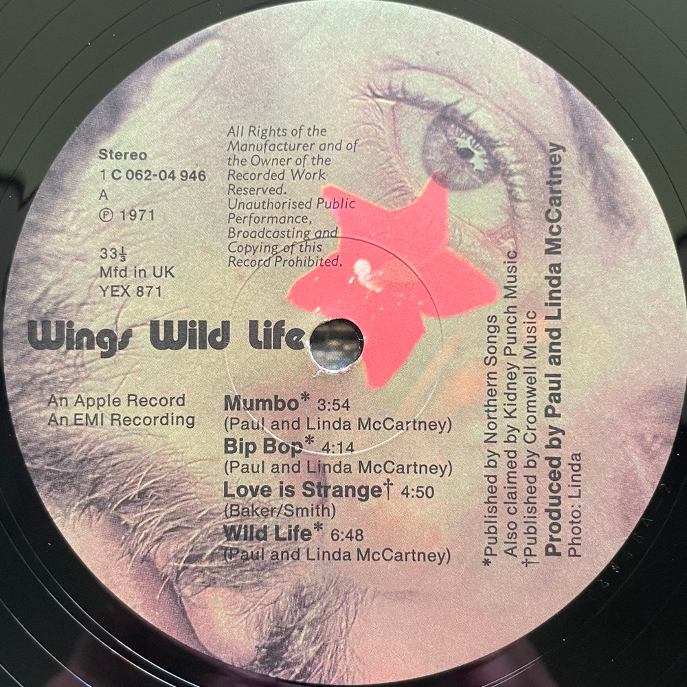 Wings - Wild Life (Англия)
