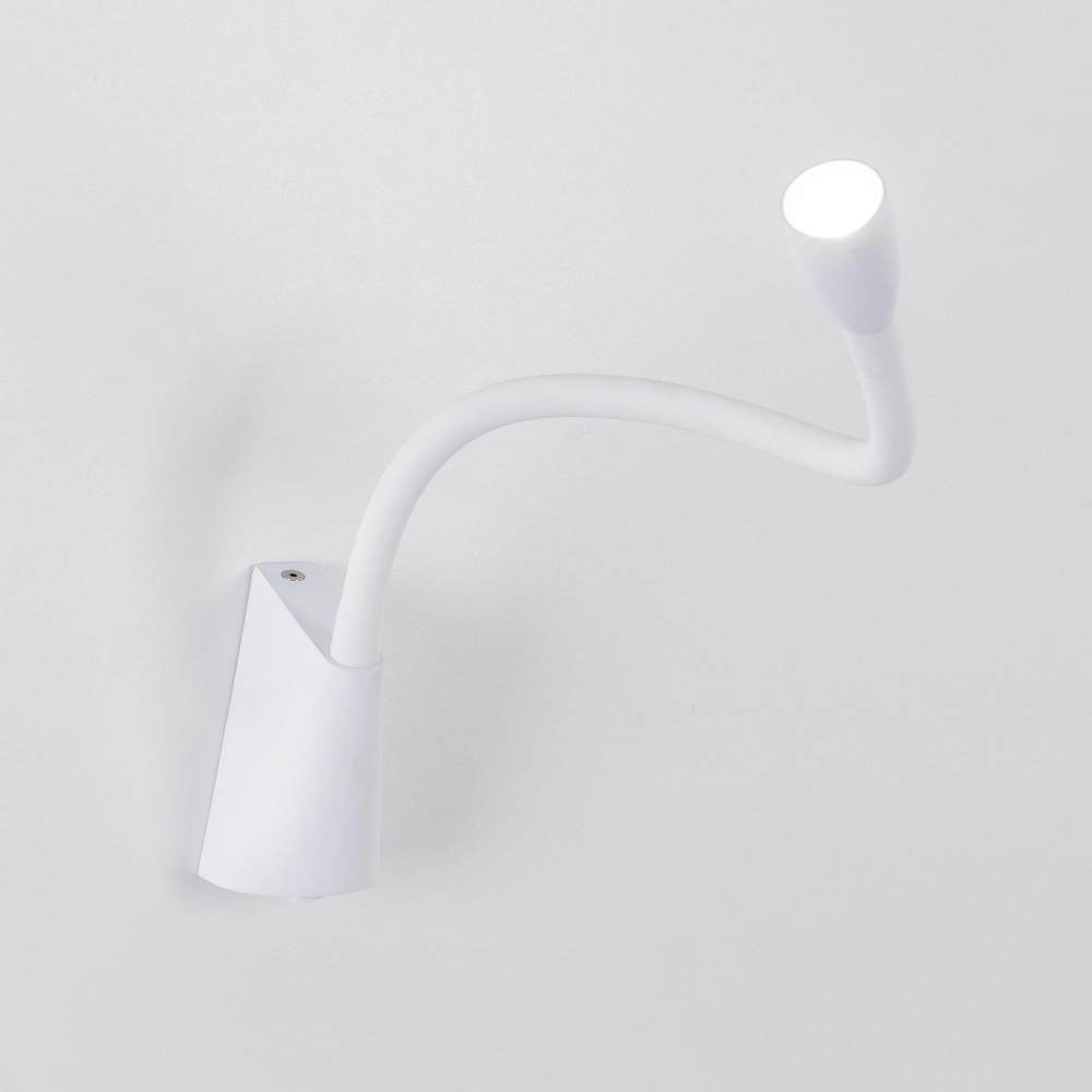 Citilux Декарт CL704340 LED Бра гибкое с выключателем Белое