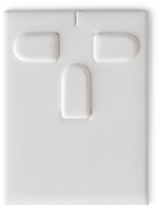 Вкладыш 08/наклонный/для гарнитура/3 язычка/прорезь для нитки