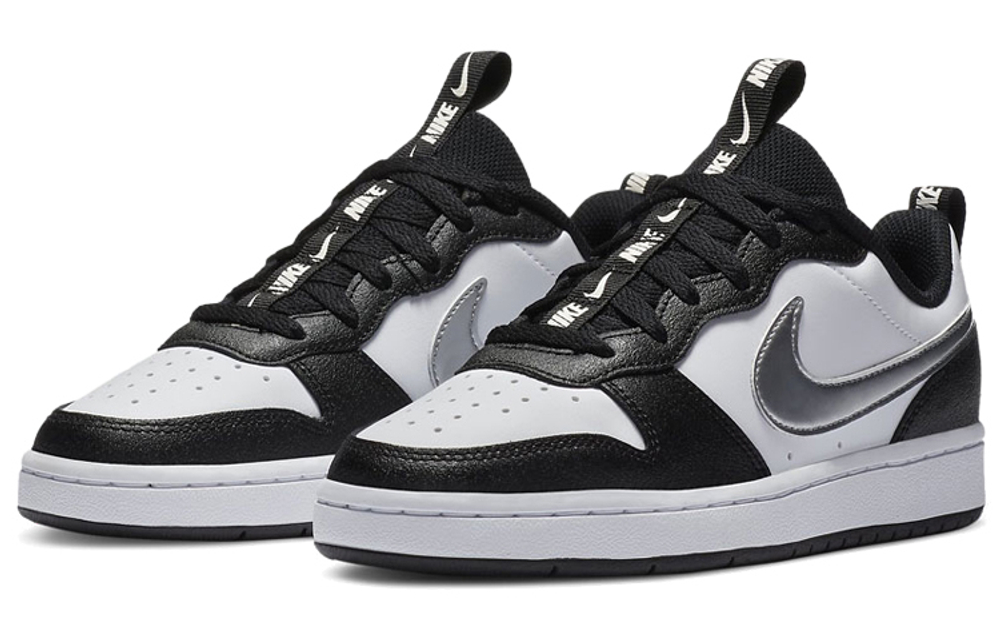 Женские кроссовки Nike Court Borough Low 2 'Black White Silver' CT3964-100