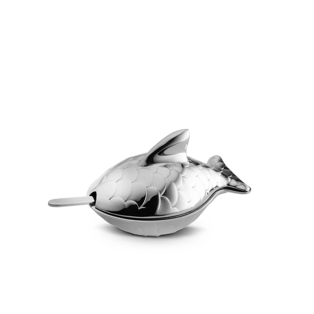 Alessi Контейнер для соли Colombina с ложкой