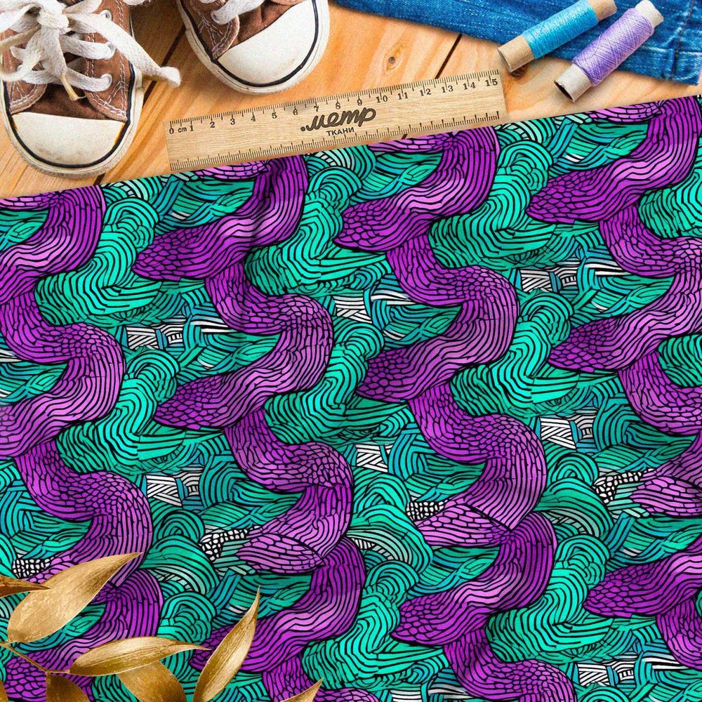 Ткань премиум атлас призрачное сияние