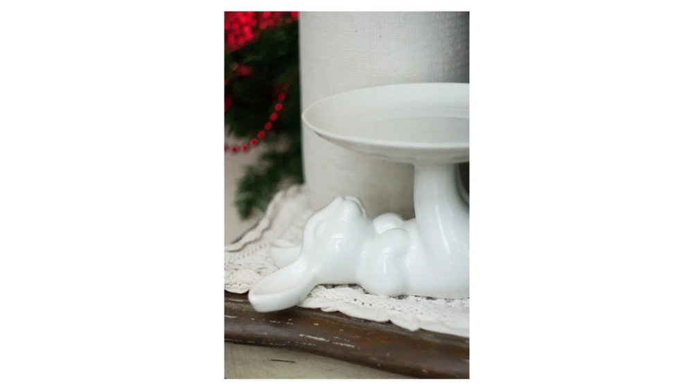 Блюдо на ножке Claystreet Мини Кролик 18 см