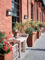 Уличный настенный светильник Outdoor O031WL-01BR