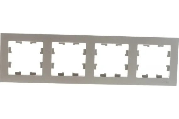 Рамка Systeme Electric ATLASDESIGN 4 постовая шампань 38169