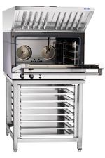 11000009803 Абат Конвекционная печь КЭП-4Э, 4 уровня, 400х600 мм, эмалир. камера, эмалир. корпус, эл/механика, пароувлажнение, реверс, без противней