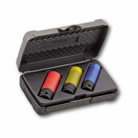 270 B/S3 Набор ударных головок с пластиковой защитой для колёс 17-19-21 мм, USAG (Италия)