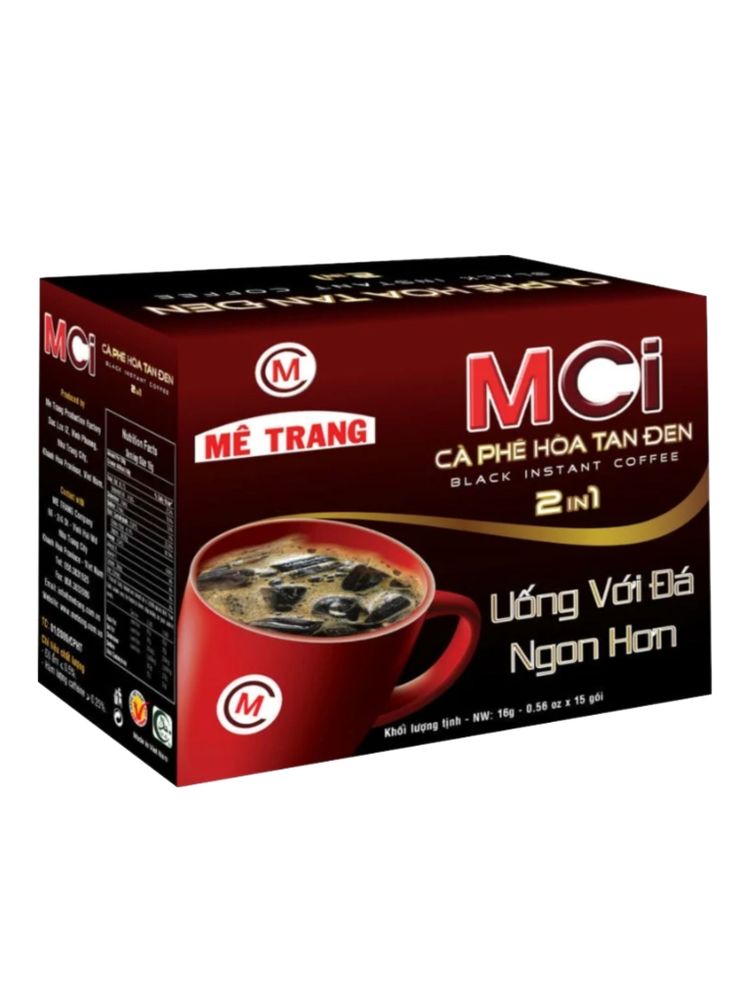 Растворимый кофе Me Trang MCI 2 в 1, в пакетиках 15 шт