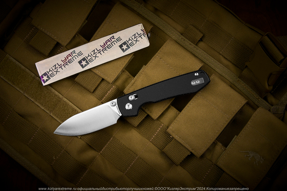 Нож Vosteed Raccoon CB сталь 14C28N Satin рукоять Black Micarta