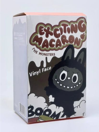 Мягкая игрушка чёрный "Лабубу" , 16 см