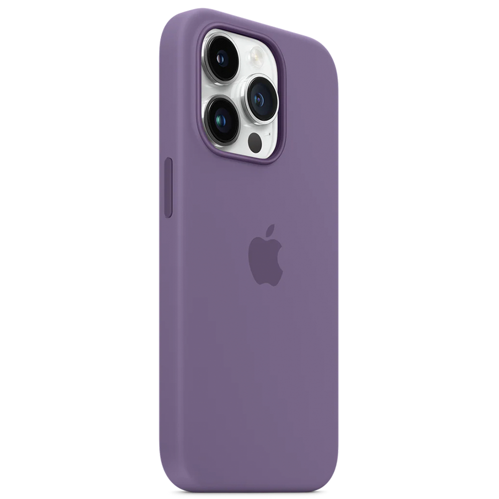 Силиконовый чехол с поддержкой MagSafe Apple Silicone Case для iPhone 14 Pro, Iris (Фиолетовый ирис)