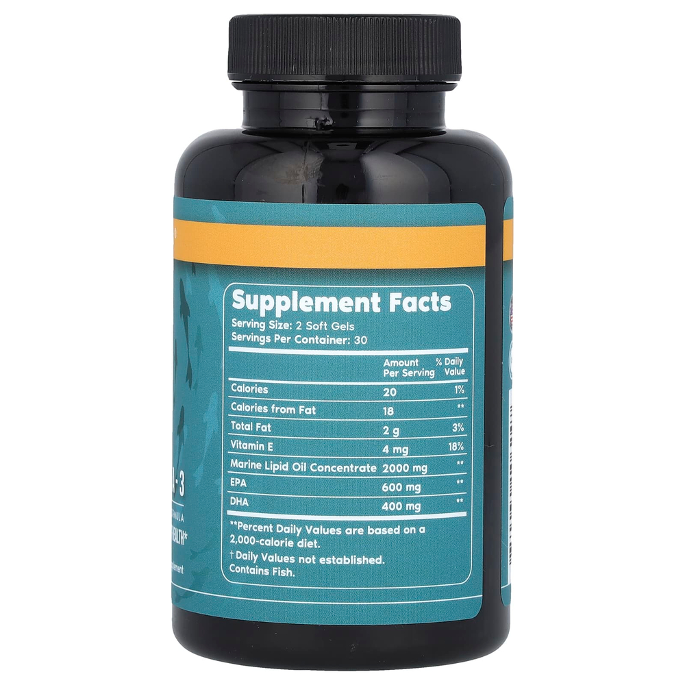 Primal Harvest, Primal Omega-3, 60 мягких таблеток