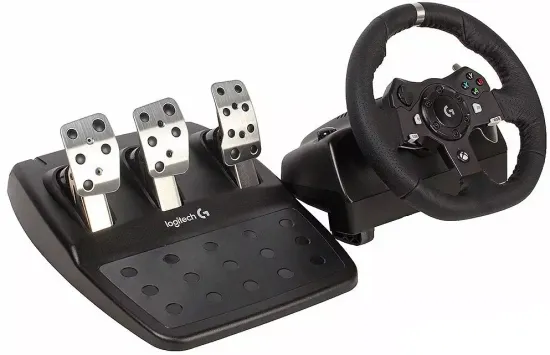 Комплект Logitech G G920 Driving Force, черный