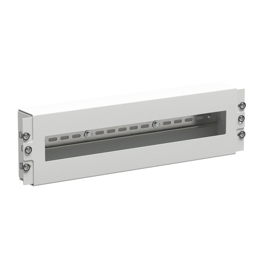 Модуль 4U с DIN рейкой для 19&quot; IT-корпусов, RAL7035