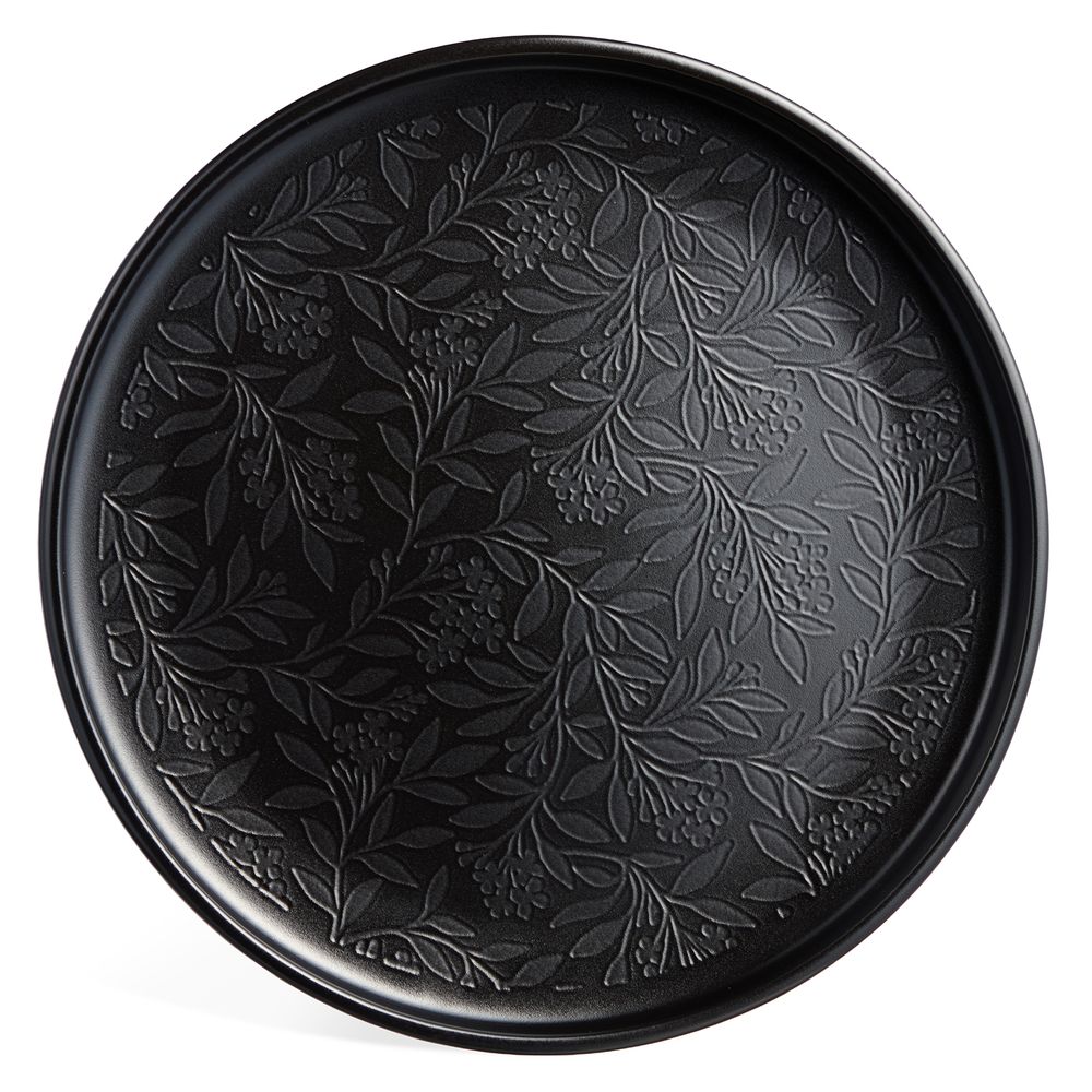 НАБОР ТАРЕЛОК ОБЕДЕННЫХ BRONCO "CHOICE BLACK" 26,5 СМ 4ШТ