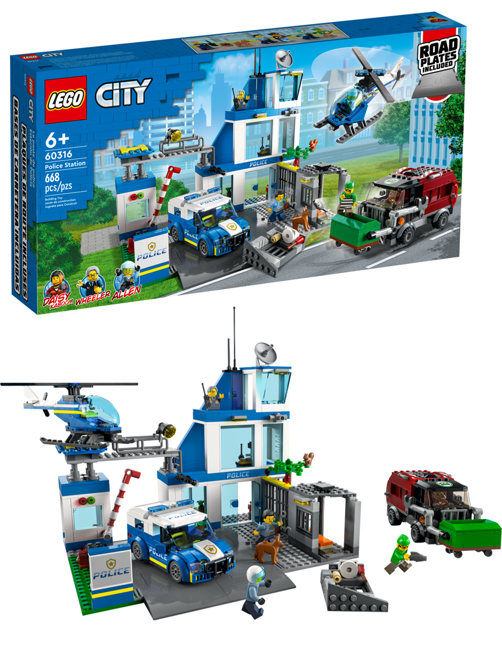 Конструктор лего City Police 60316 "Полицейский участок "