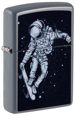 Зажигалка Zippo Skateboarding Astronaut с покрытием Flat Grey (48644) 2