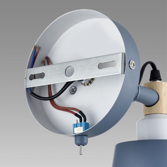 8098/1W MODERNI LN25 271 синий/синий металл, дерево/металл Бра Е27 1*60W 220V ROSALINA