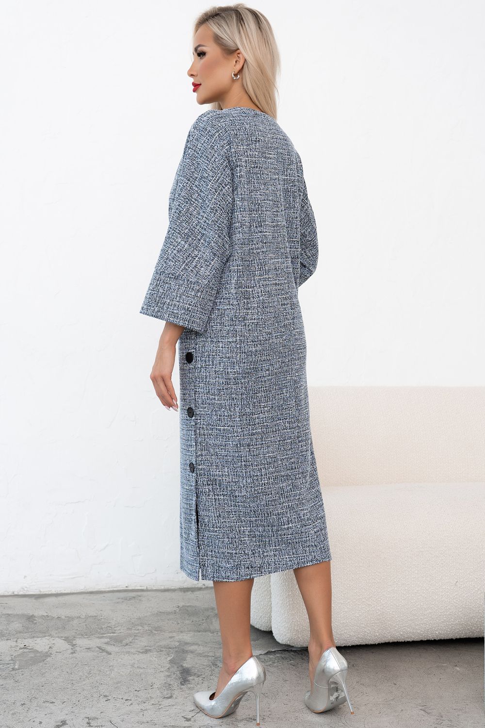 Платье Шарм (серый)-52р-р Р11-1193/4 Nikol