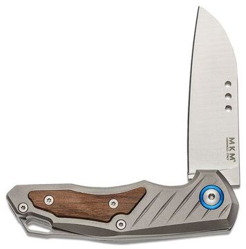 Складной нож MKM "ROOT" MKM/RT ST c клинком из стали Böhler M390 Microclean®, рукоять титан / дерево (Santos)