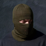 Шапка-маска оливковая