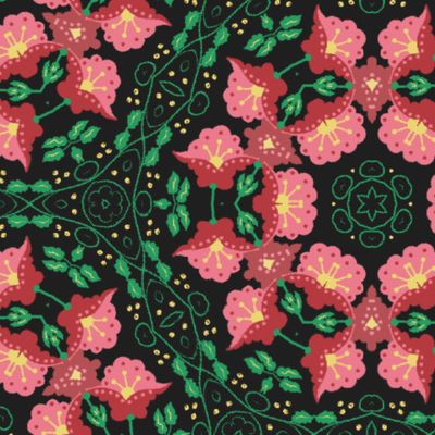 Калейдоскоп красных цветов