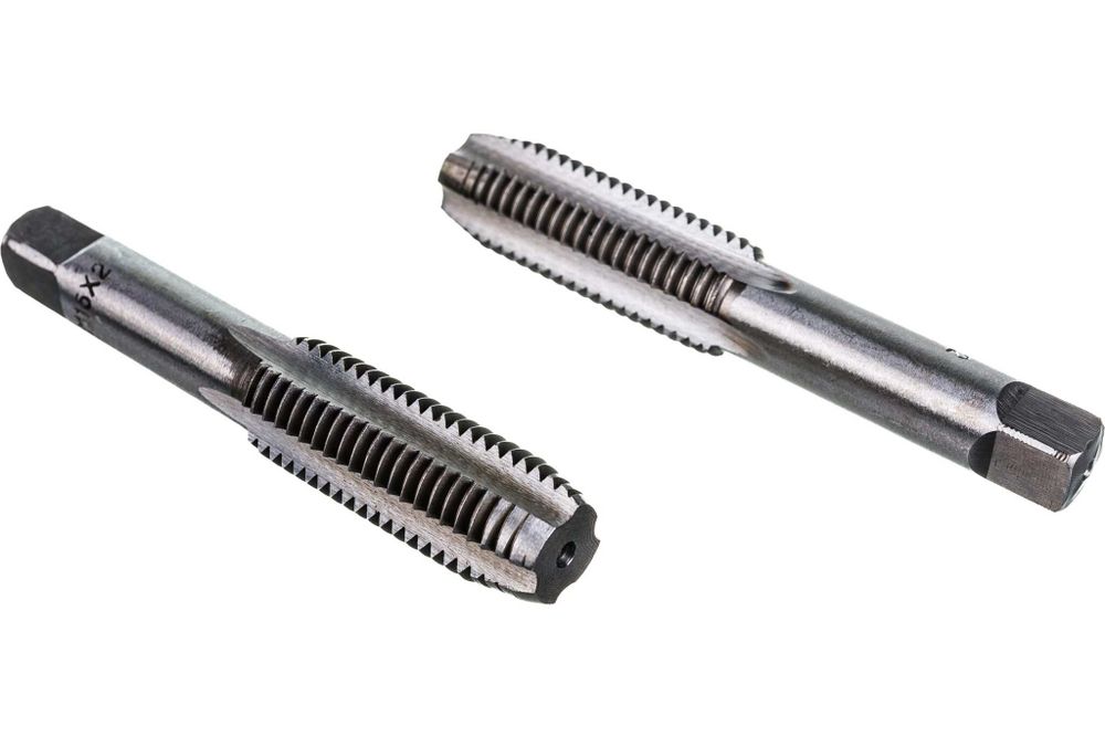 Метчики метрические, легированная сталь набор 2 шт М16х2,0 мм