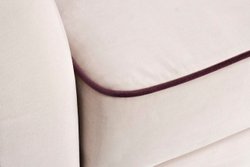 Диван трехместный Mores(K) Garda Decor MORES(K)-2K-КРЕМ-Bel09+Vel35