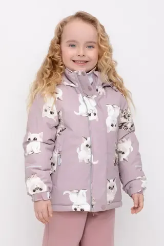 куртка  для девочки  ВК 38111/н/6 ГР