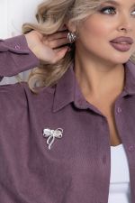 Рубашка Камета (пыльно-фиолетовая) Б12350-18 LT Collection