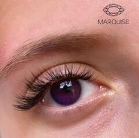 Оттеночные линзы для Светлых глаз Marquise solo violet ( полностью тонированные )