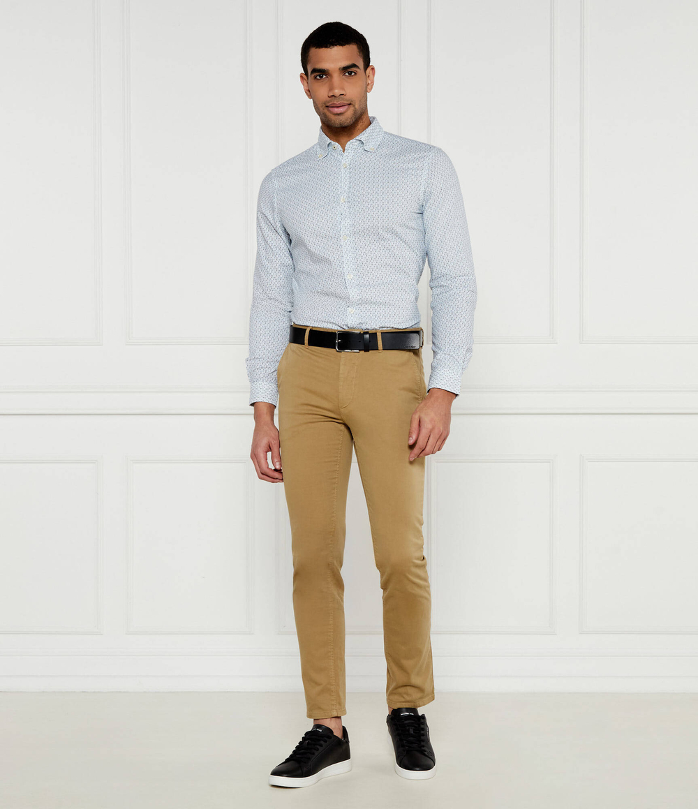 Чиносы BOSS ORANGE - оливковый(50510933)