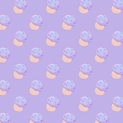 Черничный капкейк, пирожное, кекс, маффин, muffin, cupcake.