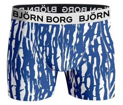 Мужские спортивные боксеры Björn Borg Cotton Stretch Boxer 3P - black/blue/print