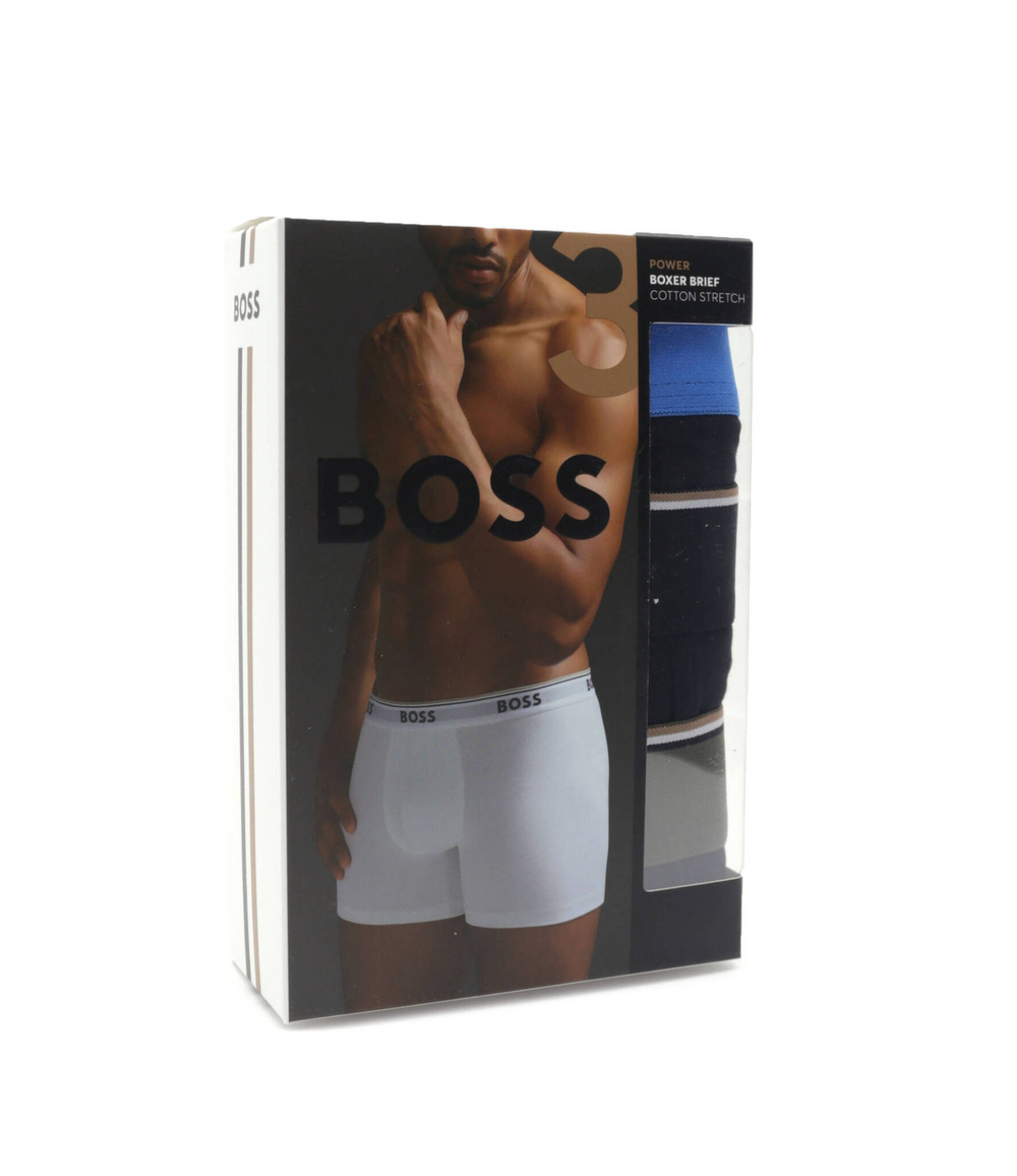 Трусики-боксеры 3шт. BOSS BLACK - черный(50495425)