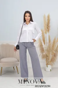 Блуза 2029Н-белый Minova