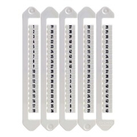 Маркировка для клемм, ширина 5 мм, от 1 до 45, вертикалная ориентация