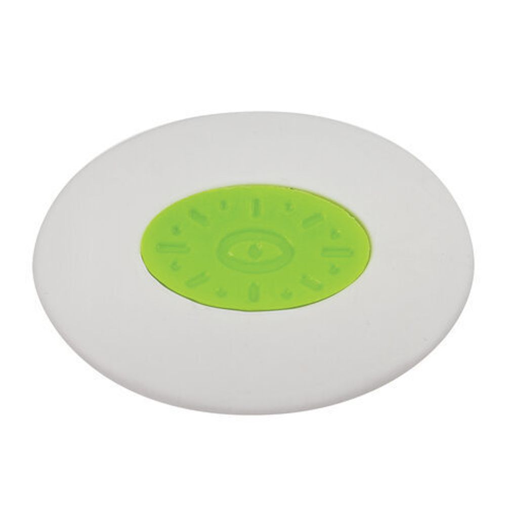 Ластик STAFF "College", 42х30х9 мм, овальный, салатовый пластиковый держатель, 228069