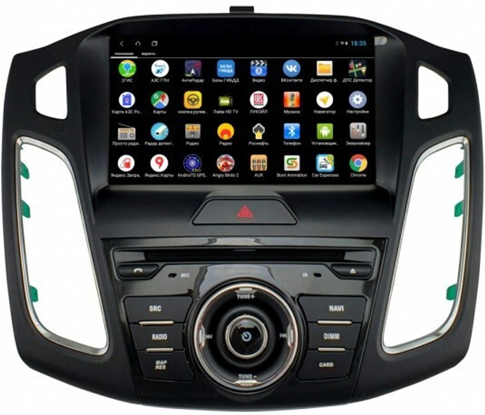 Магнитола для Ford Focus 3 2011-2019 - Parafar PF155XHDDVD на Android 11, 8-ЯДЕР, 4ГБ-64ГБ, DVD-привод, Carplay, 4G SIM-слот