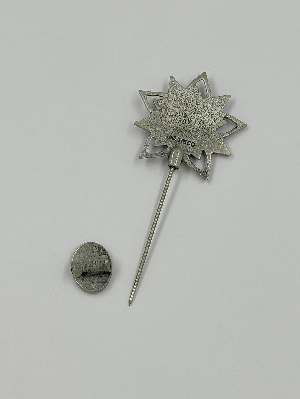 Брошь булавка Пуансеттия Camco