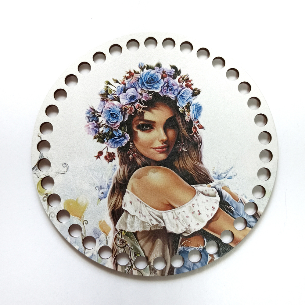 Донышко Девушка в венке