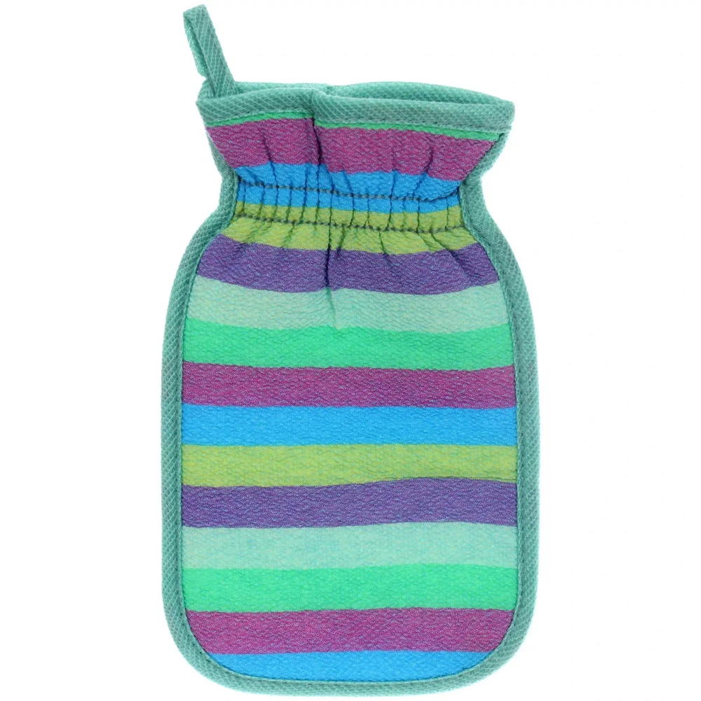 Мочалка - варежка для тела жёсткая «Premium - Lantika», мультицвет, 14*24см (ZIP пакет)