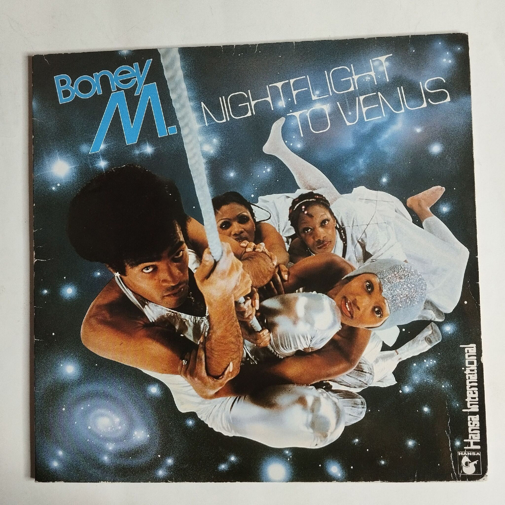 Винтажная виниловая пластинка LP Boney M Nightflight To Venus (Germany 1978) Rasputin