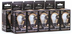 Лампа светодиодная Gauss 1022 E27 10Вт 2700K 102202110-D
