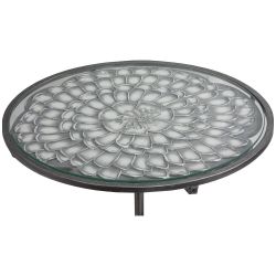 Столик декоративный Терра Роуз Серебро