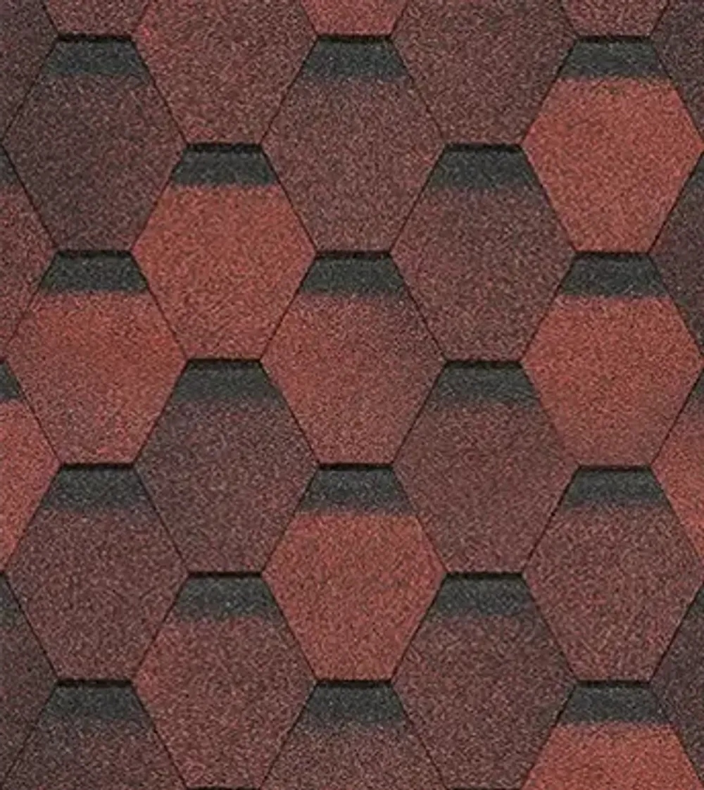 Гибкая черепица Docke Шестигранник