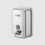 Диспенсер для мыла с кнопкой 600 мл. нерж. сталь INOX 03001.06.В глянцевый